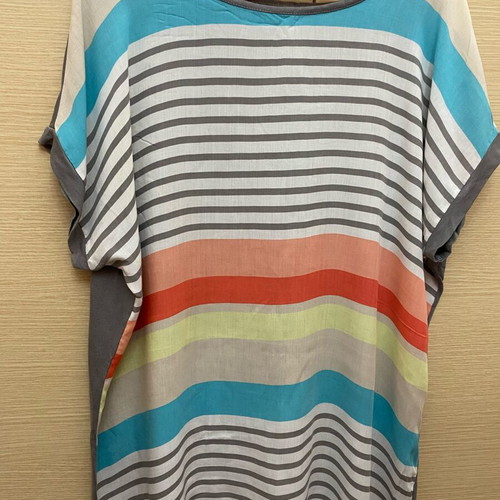 Cotton blouse multicolored, size L, like new