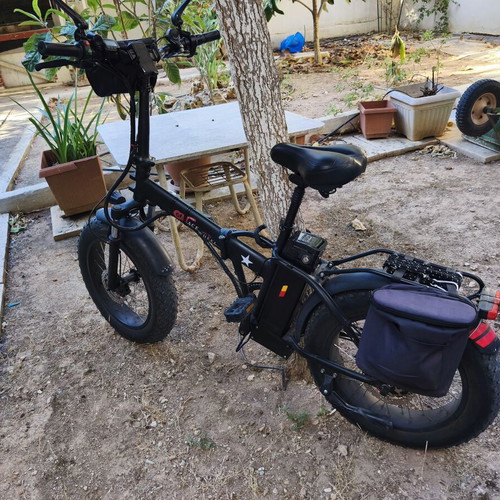 ACE WEELS Fat Bike Folding Electric Bicycle 48v with Accessories