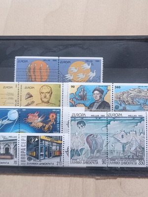 Greek Europa CEPT Stamps 1990-1995 New Special Series