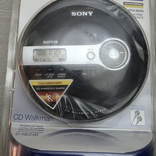 Sony CD Walkman Discman D-NE240 MP3 CD G-Protection new