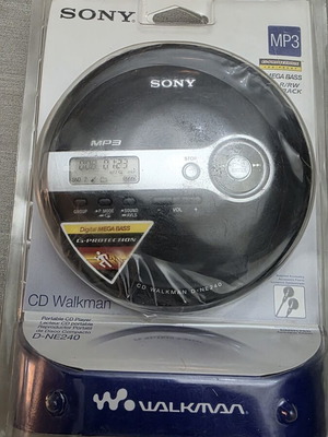Sony CD Walkman Discman D-NE240 MP3 CD G-Protection new
