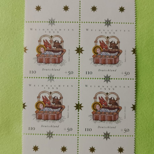 German stamps 1999 with Bonn first day cover, mint condition