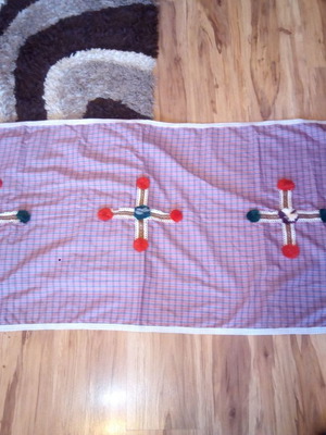 Karachakan wedding tablecloth used, old