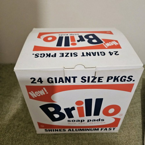 Andy Warhol Brillo Promo Pepe Jeans box used 20x20