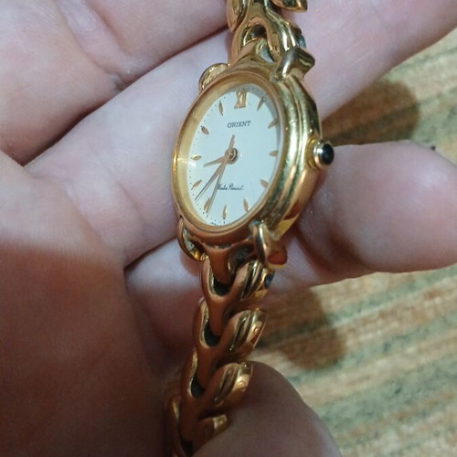 Orient Watch Co. Vintage OWZ2-L00 women's watch used, gold color