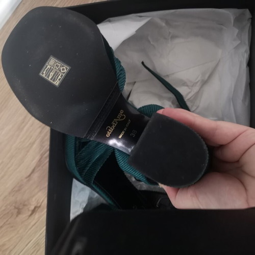 Ottod'Ame platform sandals size 38 new, green