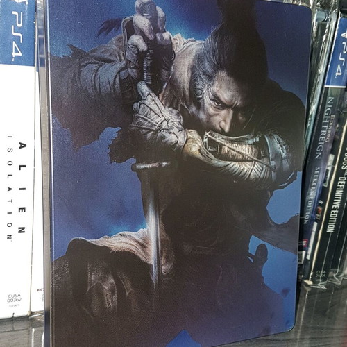 Sekiro Shadows Die Twice Official Steelbook PS4 like new