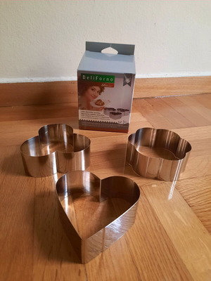 3 Mini Stainless Steel Rings In Shapes Daisy Heart Clover New