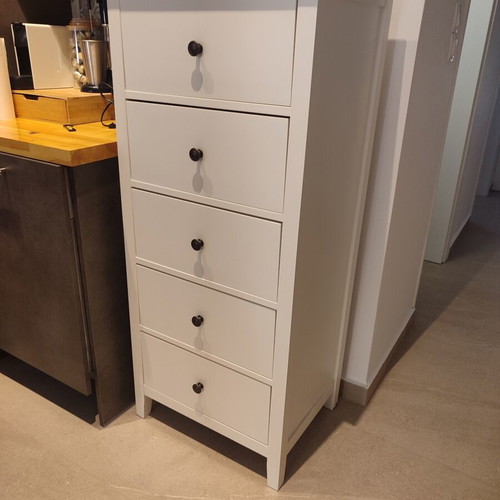 Jysk Nordby chest of drawers like new, 5 drawers, white