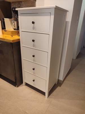Jysk Nordby chest of drawers like new, 5 drawers, white
