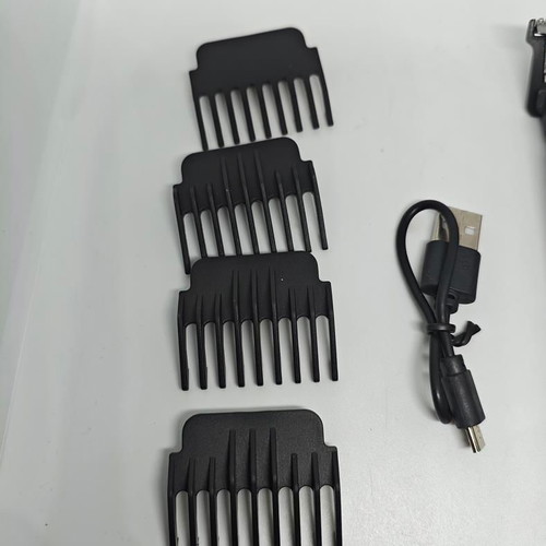 Rechargeable Trimmer with Black Embossed Design like new