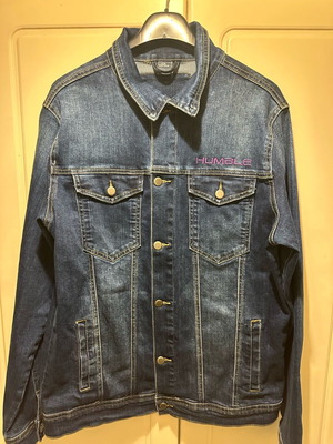 Humble Jean jacket men's size XL like new, blue