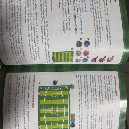 Super Goal board game with 3D football field like new