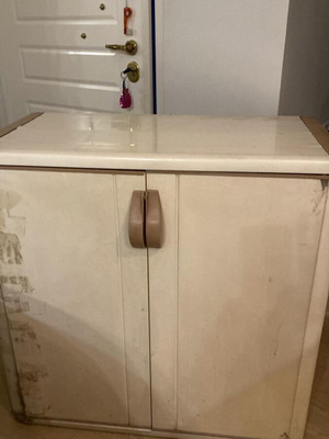 Outdoor storage cabinet used