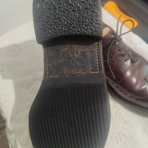 English Quality Leather Brogues Size 44.5 Lot of Two Pairs Like New