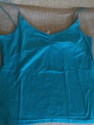 Turquoise camisole top like new, size M