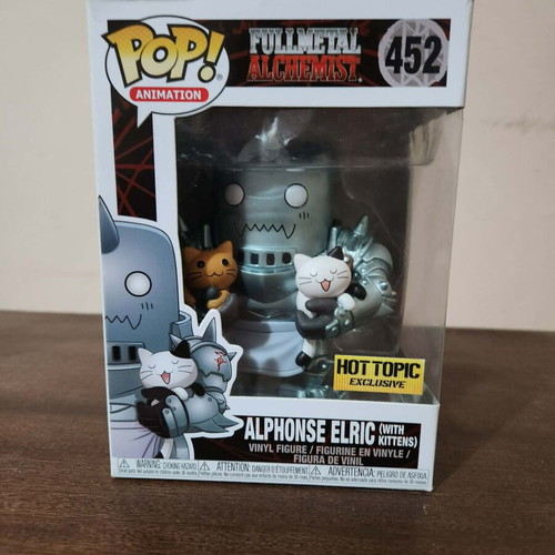 Funko Pop! Alphonse Elric with Kittens Fullmetal Alchemist vinyl figure like new