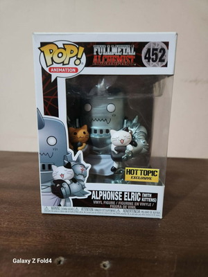Funko Pop! Alphonse Elric with Kittens Fullmetal Alchemist vinyl figure like new