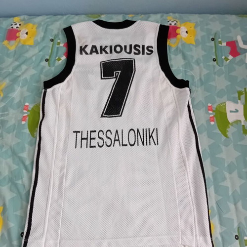 PAOK Basketball Jersey Adidas 1997 Kakiousis used, size L