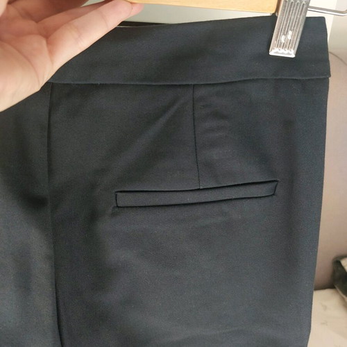 Zara Basic office pants like new, dark blue with zippers