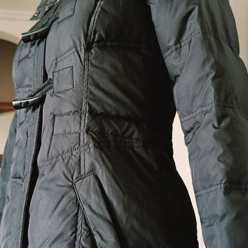 Esprit long down jacket XS like new, black