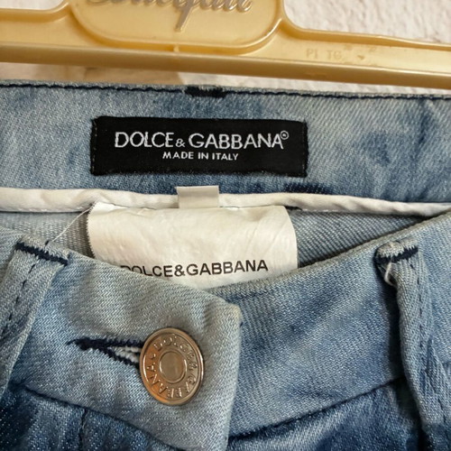 Dolce&Gabbana dye jeans used, blue, size S