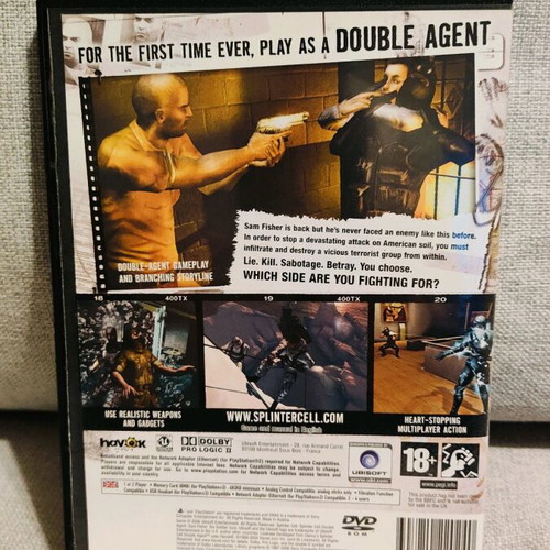 Tom Clancy's Splinter Cell Double Agent PS2 used in very good condition