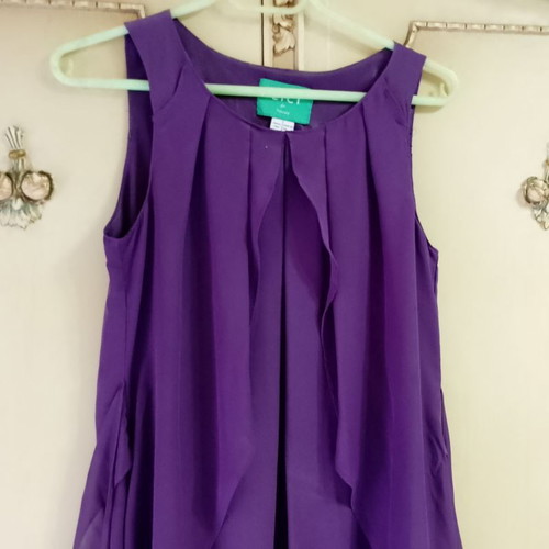 Short summer dress like new, purple, size M