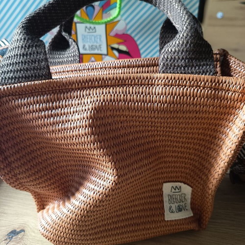 Bleecker & Love Hand Bag New With Waterproof Lining Brown