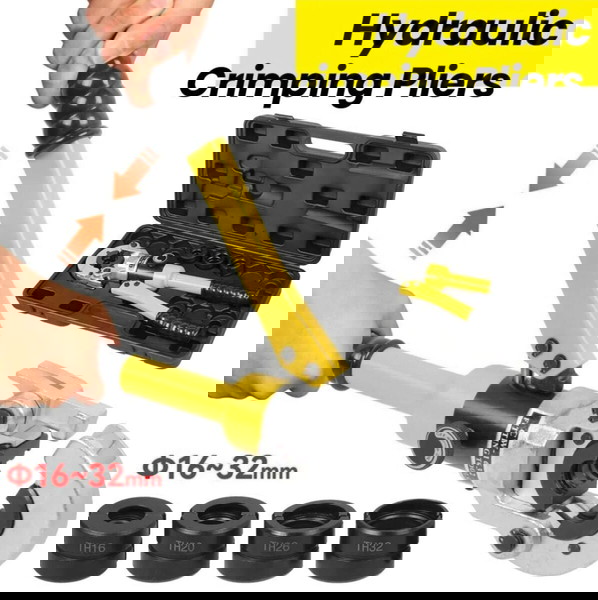 Χειροκίνητη πρέσα πολυστρωματικής με 4 Σιαγόνες