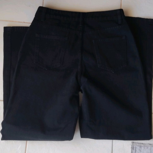 Shein black denim pants like new, size M / 38 / 10