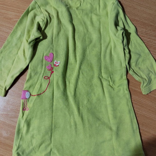 Dpam nightdress used, green, 86 cm