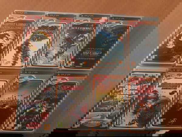 8 games psp!