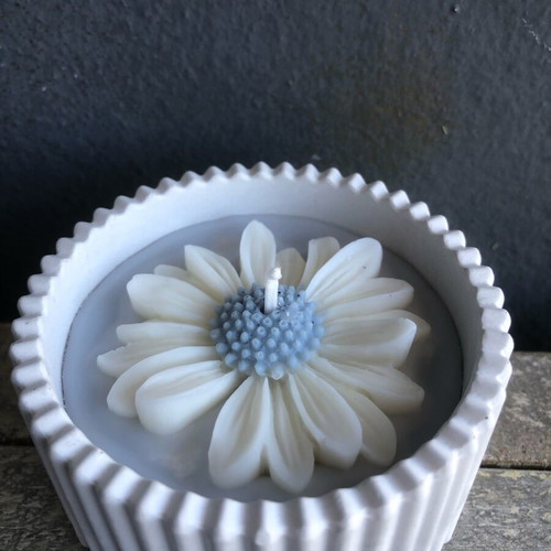 Handmade bomboniere gray-white new