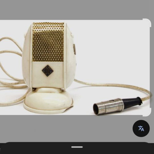 Telefunken 1956 microphone used, German collectible