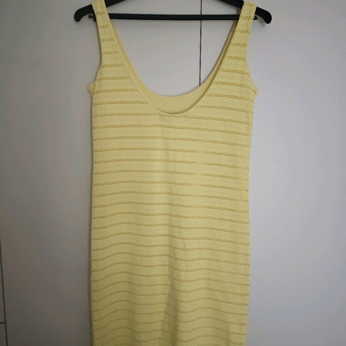 Zara summer dress used, yellow, size S