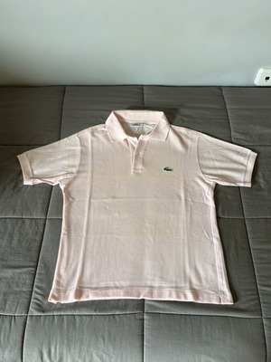 Lacoste polo pink used, size S
