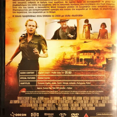 Australia DVD like new with subtitles