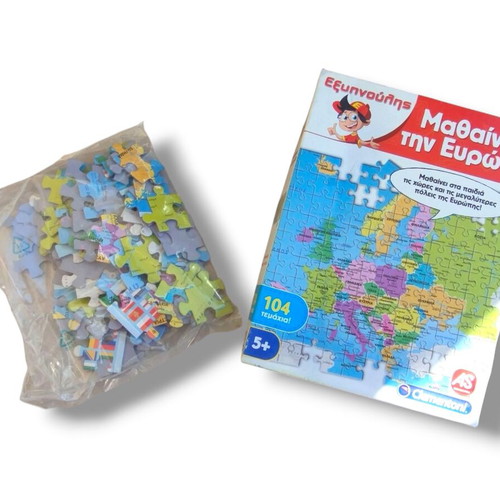 Educational puzzle Learn Europe used
