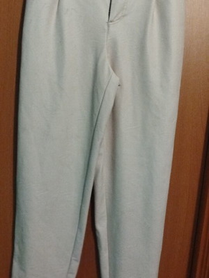 White leather pants size S like new