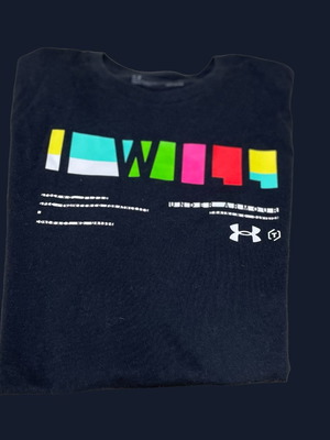 Under Armour T-shirt women's used, size M, black