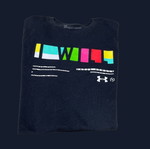Under Armour T-shirt women's used, size M, black