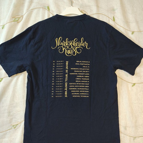 Markscheider Kunst 25 Years Anniversary Tour T-shirt size L like new