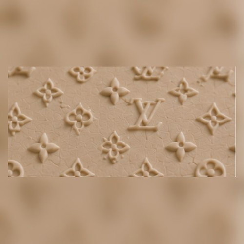 Roller texture for polymer clay LV inspired new