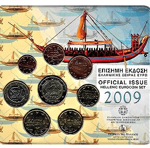 Σετ Ελλάδας 2008 (Τράπεζα της Ελλάδος)-Greece mint set 2008 (Bank of Greece)