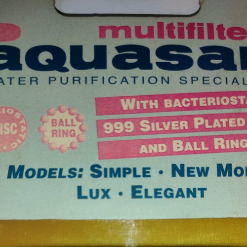 Aquasan water filter replacements new, pack of 3
