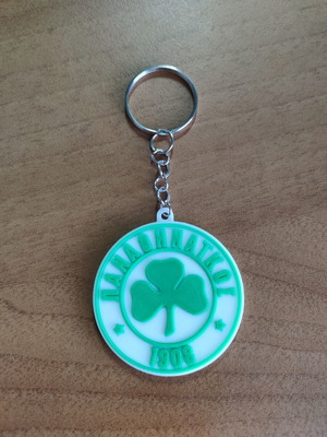 Panathinaikos 3D Printed Keychain made to order