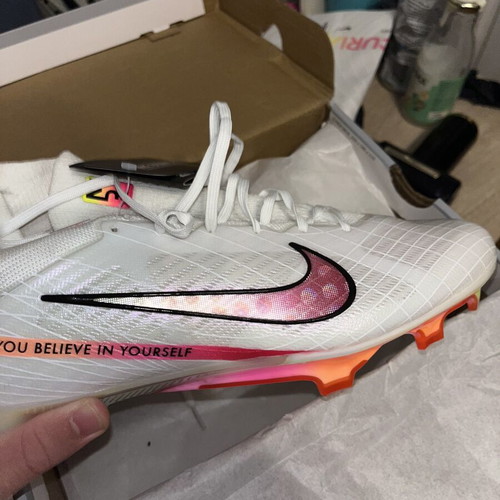Nike Zoom Mercurial Superfly 9 Elite FG Marcus Rashford like new, white and pink