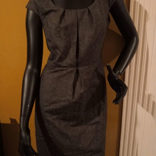 MNG Suit office dress XL new, black and grey