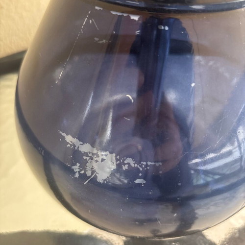 Hookah like new blue with glass damage